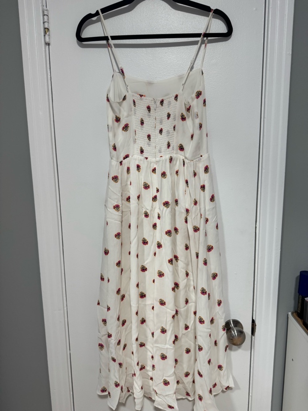 Aritzia babaton Noel Strap Floral Midi Dress in size 4 - Picture 4 of 5